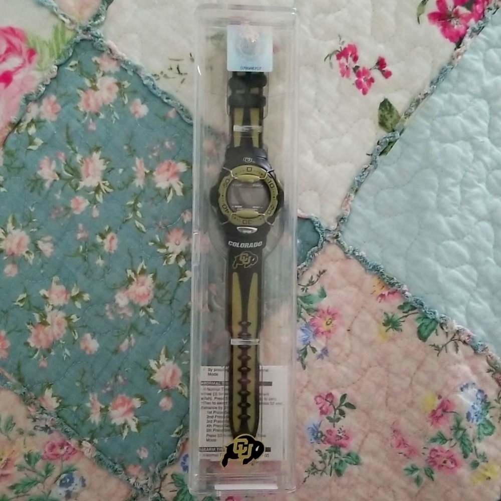 C U Buffs digital watch